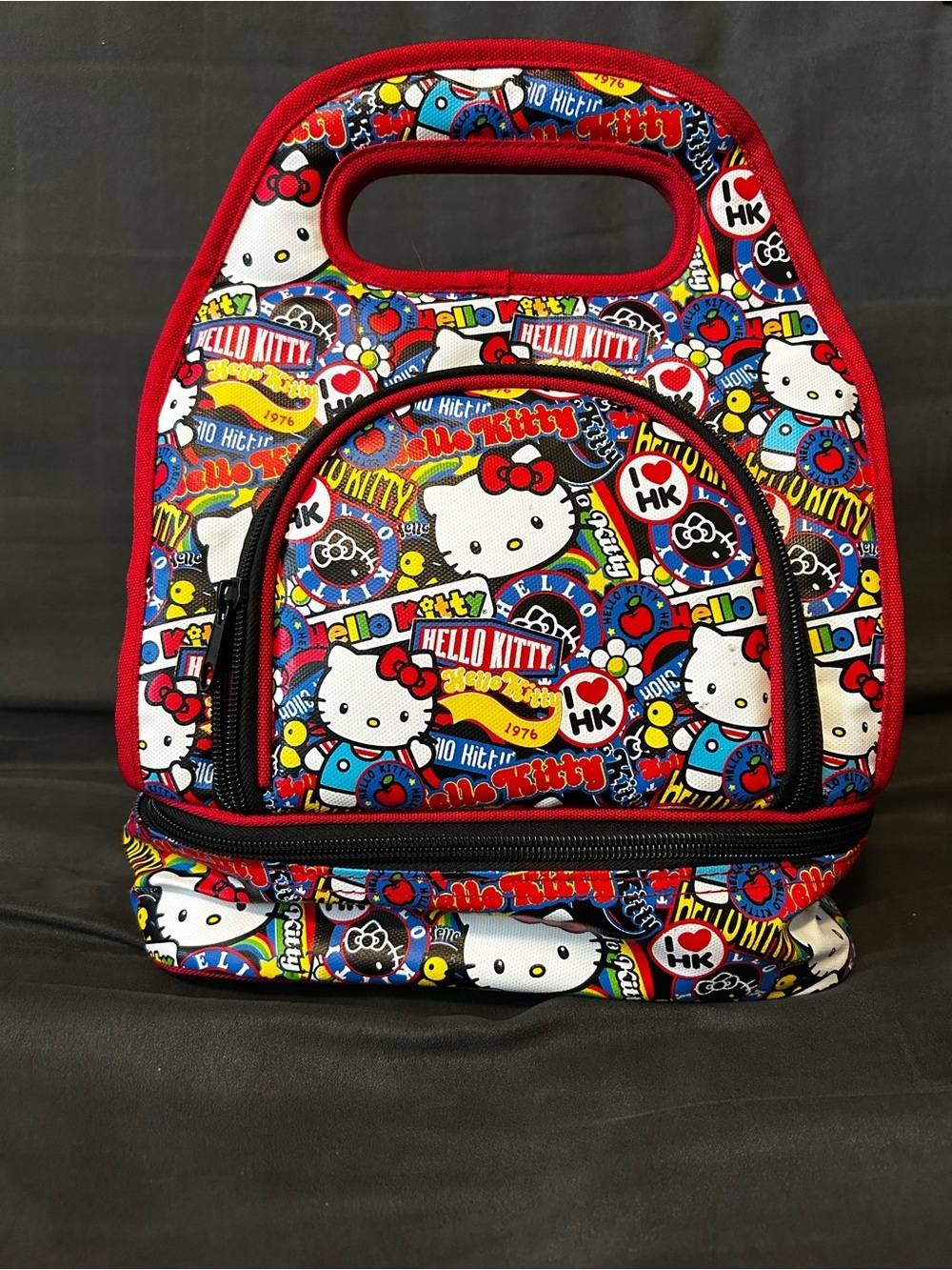 Hello Kitty Loungefly Insulated Lunch Tote Bag Red NEW